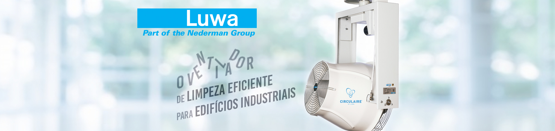 Luwa: O Circulaire é a solução ideal em ventiladores para plantas industriais têxteis