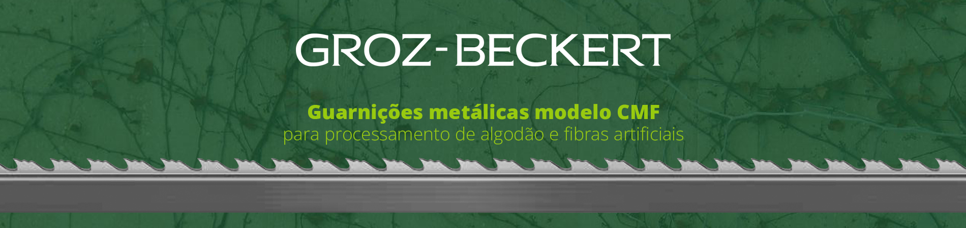 Groz-Beckert: CMF é a solução em processamento de algodão e fibras artificiais em open-end e filatórios de anel
